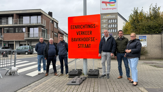Bavikhoofsestraat eenrichtingsverkeer